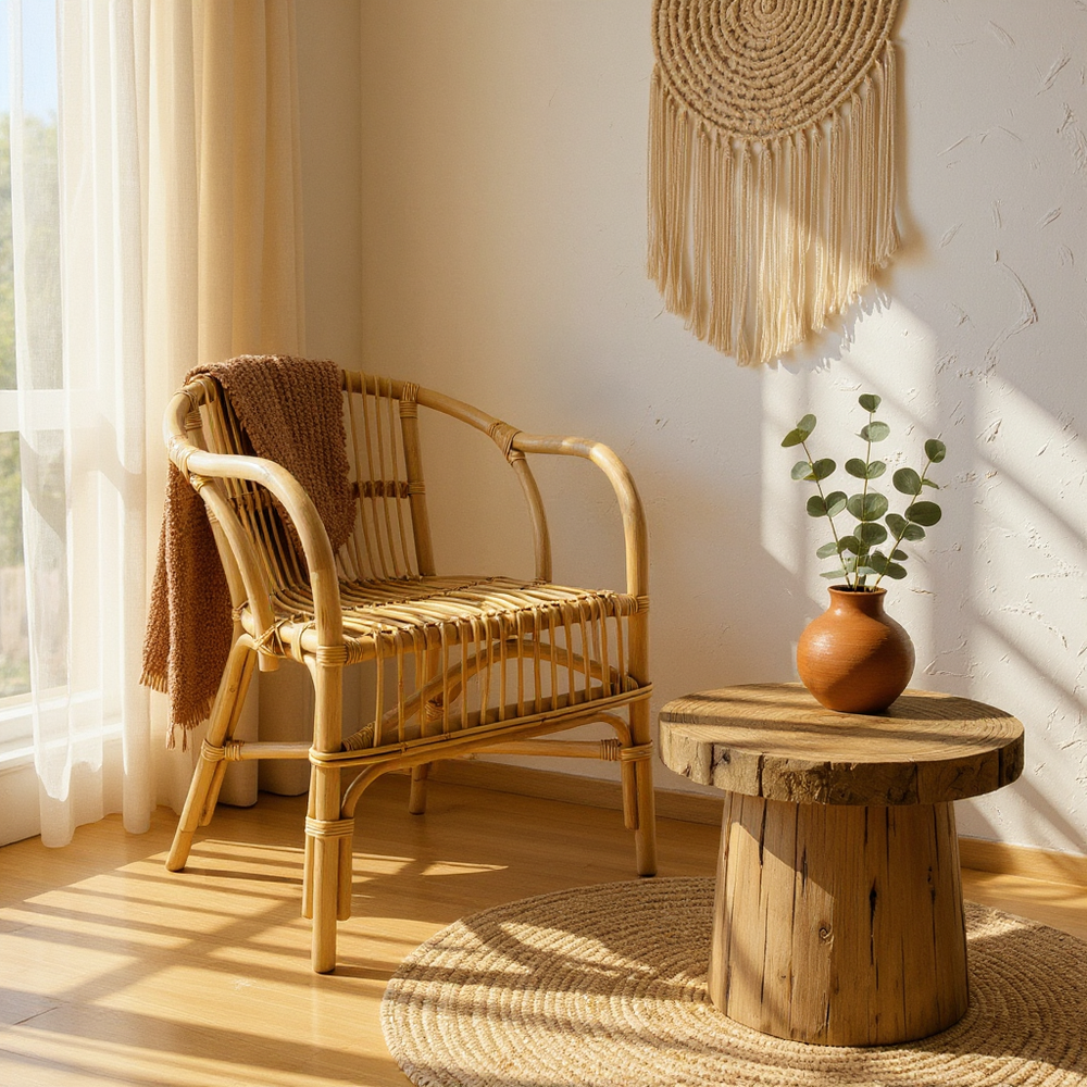 Fauteuil en rotin