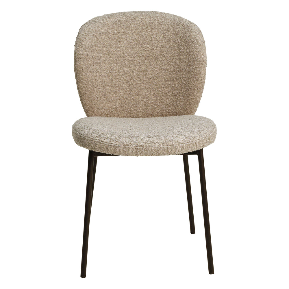 Chaise repas effet laine bouclée sable
Alba