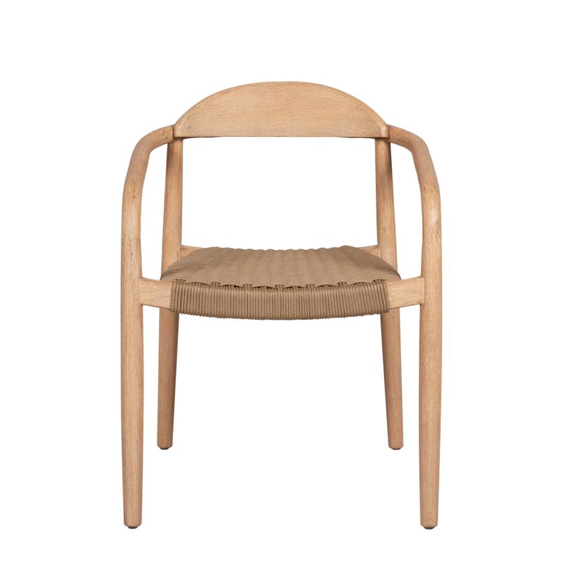 Chaise repas Eucalyptus et corde sable ANAM