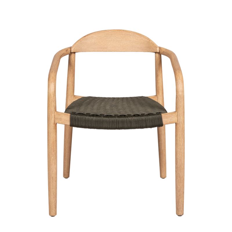 Chaise repas Eucalyptus et corde kaki ANAM
