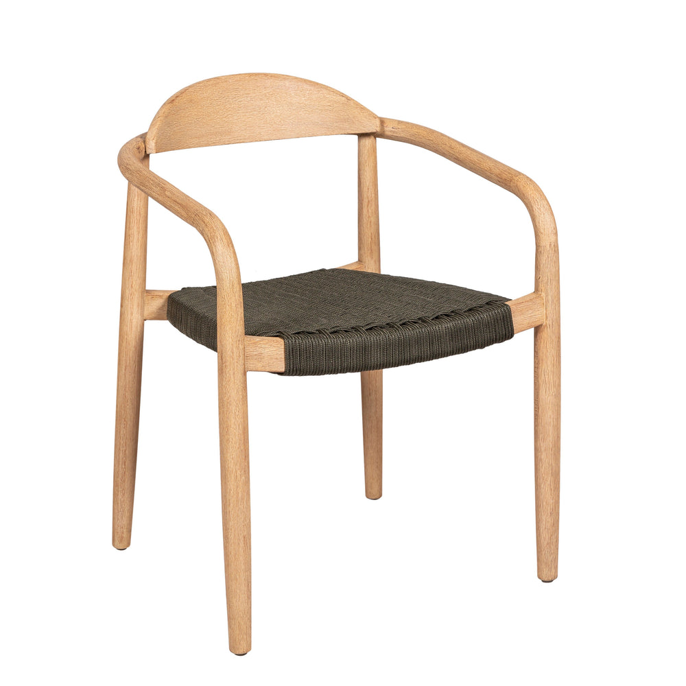 Chaise repas Eucalyptus et corde kaki ANAM