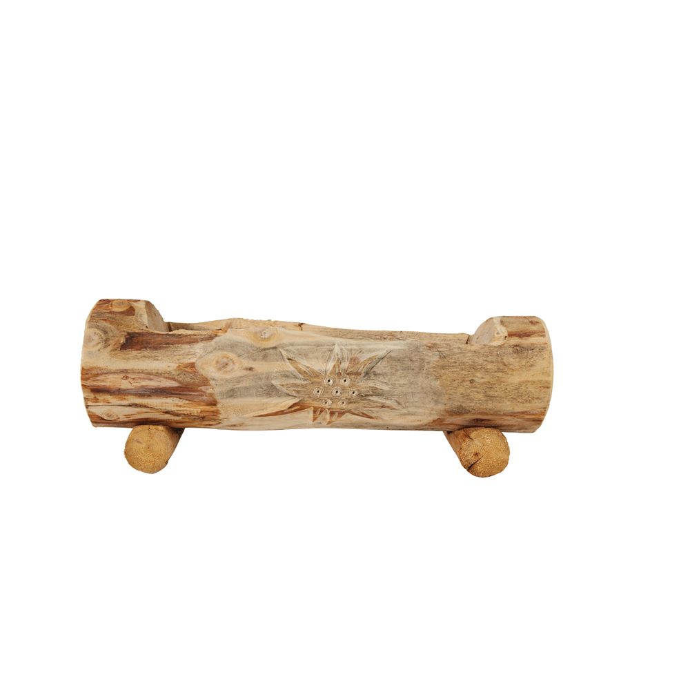 Jardinière rustique en bois 100 cm
