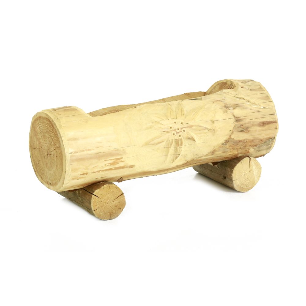 Jardinière rustique en bois 80 cm