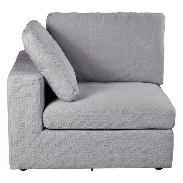 Module canapé 100cm accoudoir gris foncé WAYNE