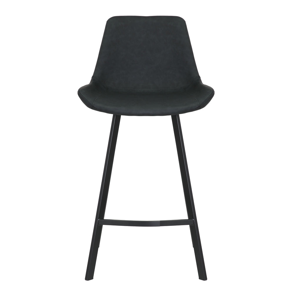 Chaise snack imitation cuir gris foncé
Kita