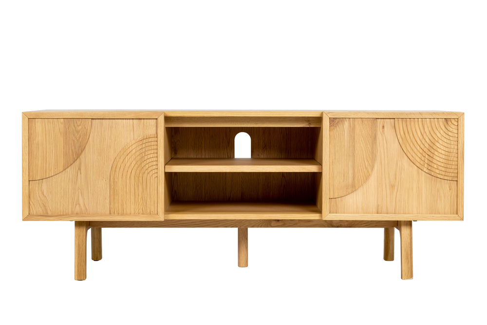 Meuble télé 140cm chêne naturel Magik