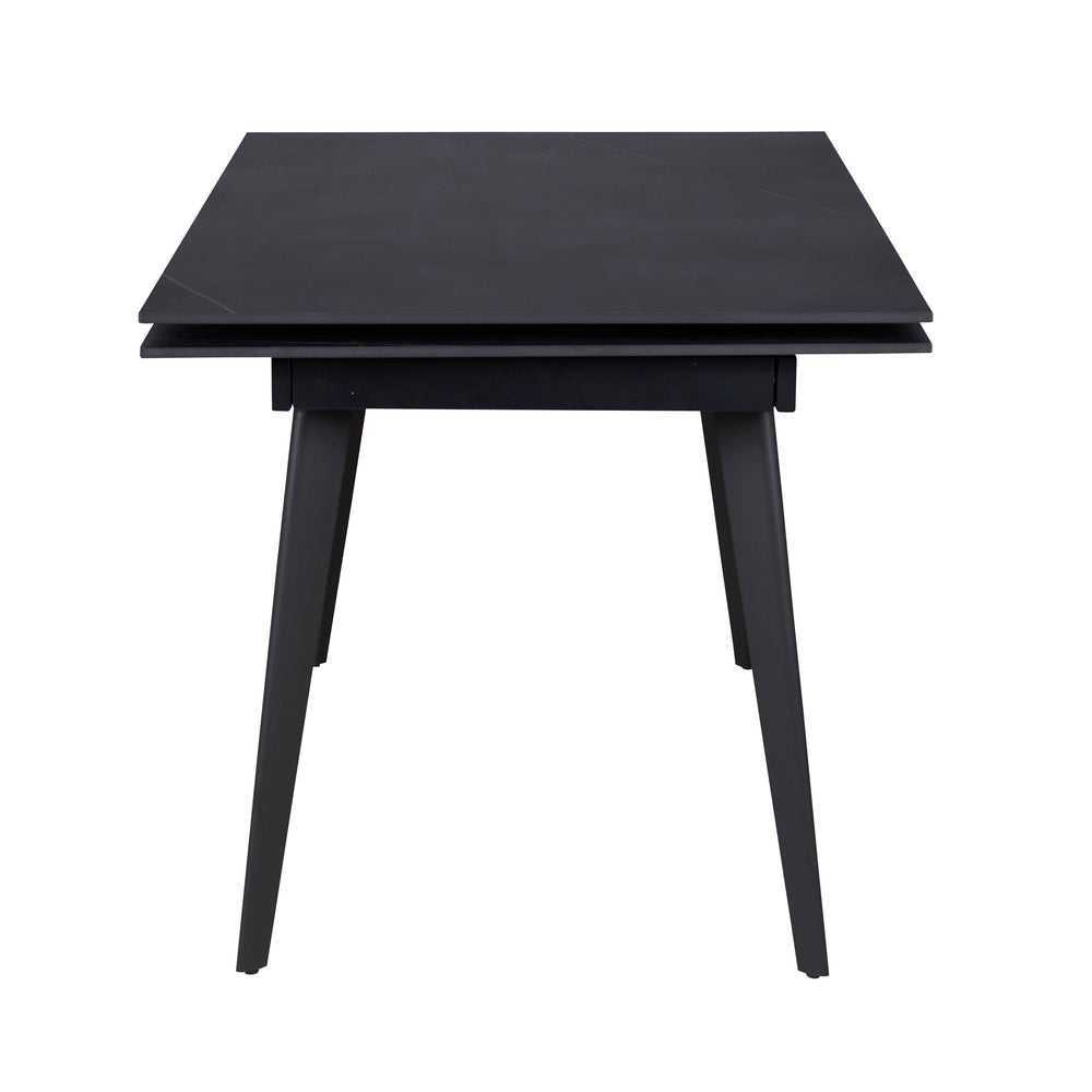 Table repas 140cm avec allonges céramiques