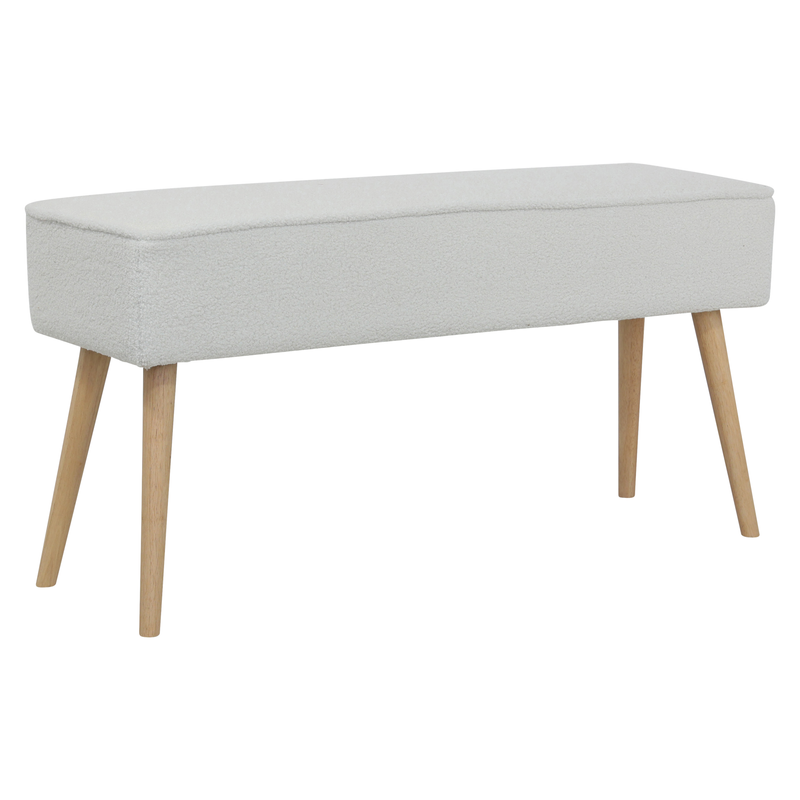 Banc tissu effet laine bouclette écru
Popy