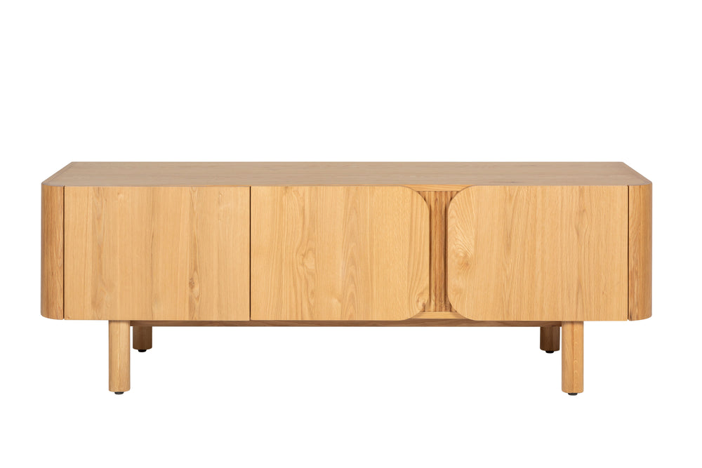 Meuble télé 155cm chêne naturel SIROCCO