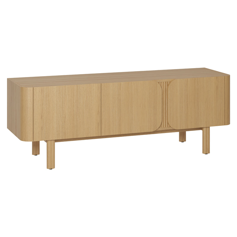Meuble télé 155cm chêne naturel SIROCCO