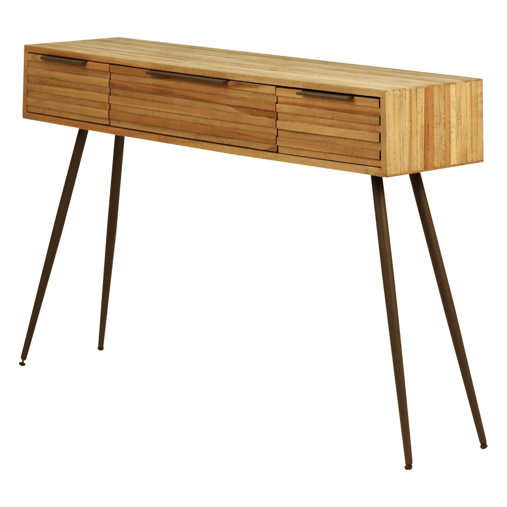 Console teck recyclé 120cm WOODY