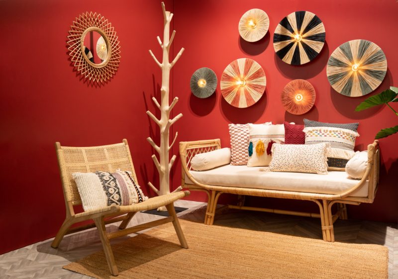meubles en cannage Zago pour un intérieur naturel et bohème 