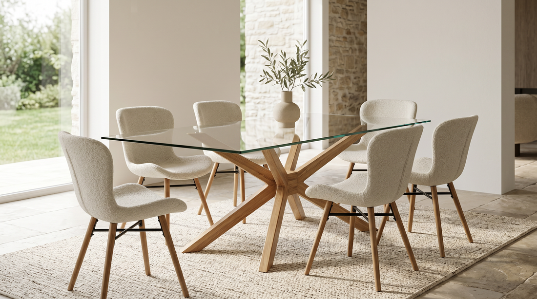 Table à manger en verre : guide, styles et conseils pour bien choisir