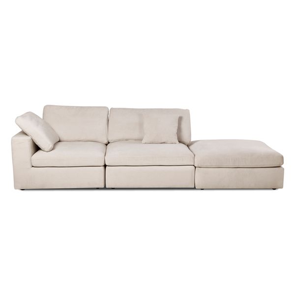 Module canapé 98cm sans accoudoir sable  Wayne