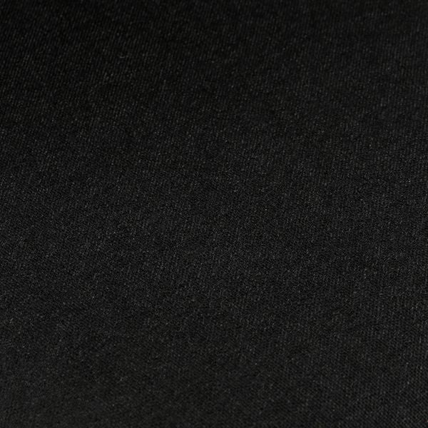 Chaise de bar tissu noir pieds hêtre Tiago