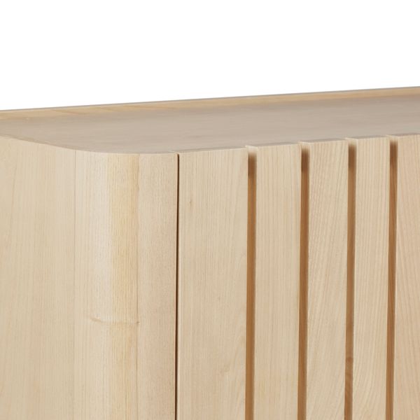 Meuble TV châtaigner japandi 170cm Tridan