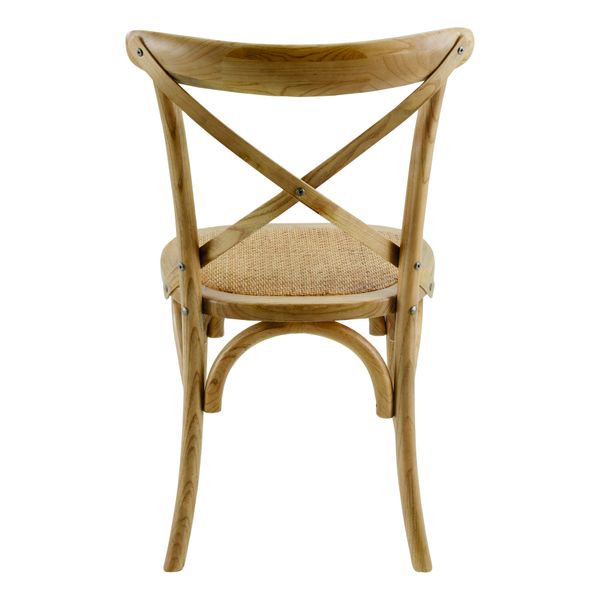 Chaise en bois naturelle Villa Florence - Bistrot