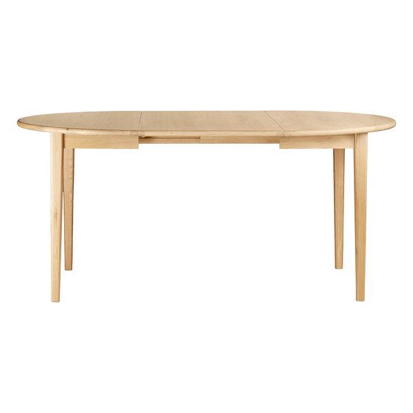 Table repas ronde 110 cm extensible chêne naturel Twist