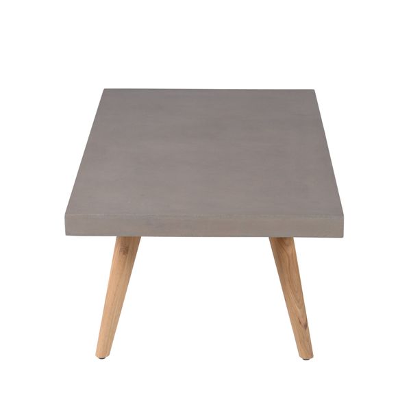 Table basse rectangulaire 120 cm en béton Alva