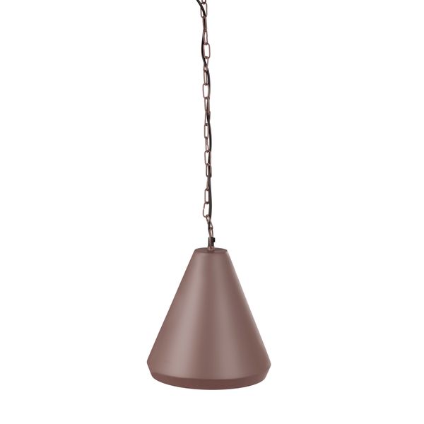 Suspension métal marron Conik