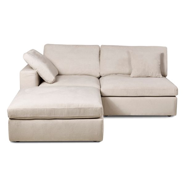 Module canapé 98cm sans accoudoir sable  Wayne
