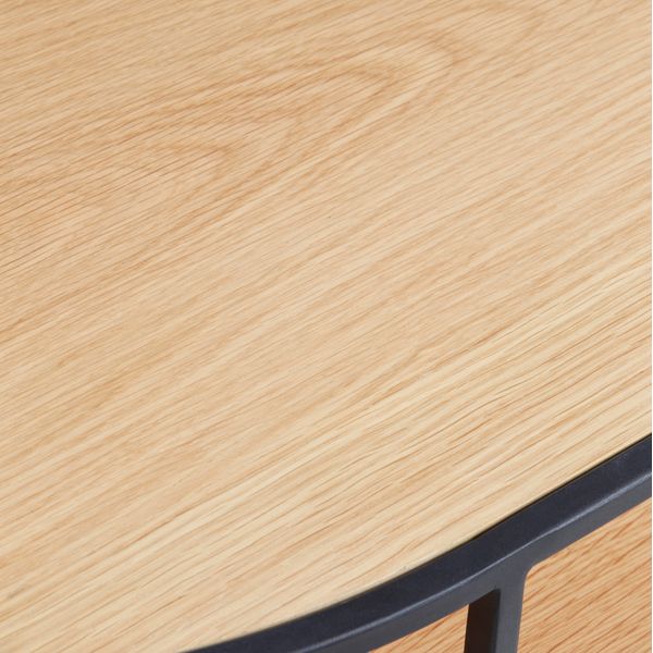 Table basse plateau chêne naturel 120cm GRAYSON