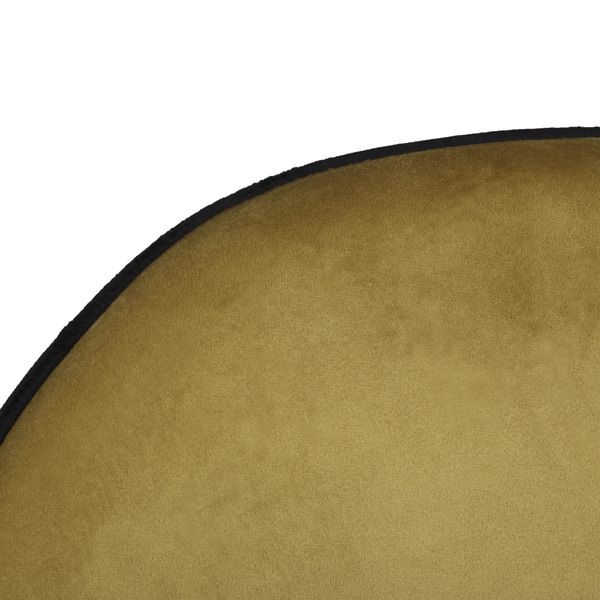Chaise design velours ocre Maya