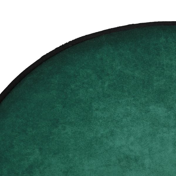 Chaise plan de travail design velours vert canard h 65cm Maya