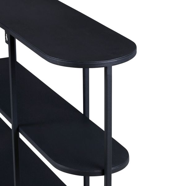 Étagère murale métal noir 90 cm GRAYSON
