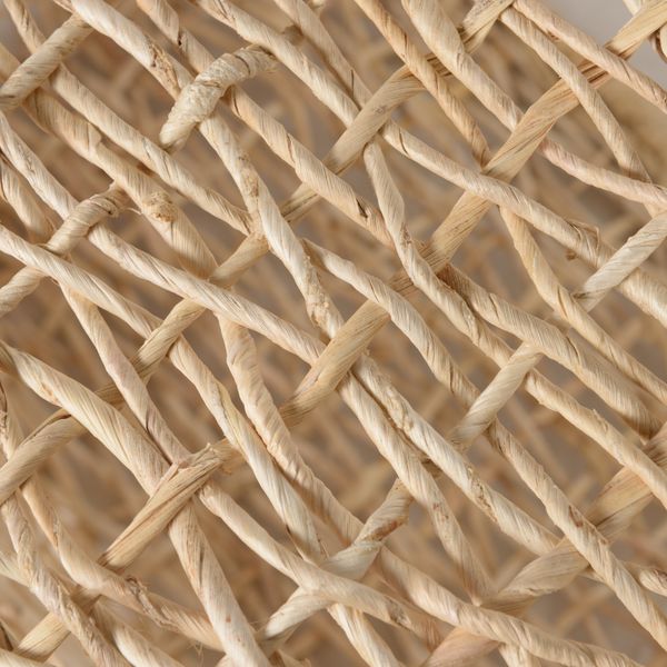 Paniers (lot de 3) en tressage Abaca Rop