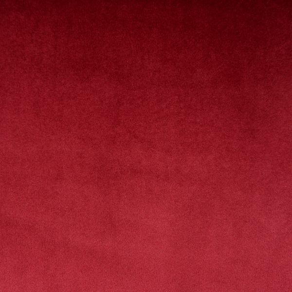 Chaise en velours rouge pieds métal BARI