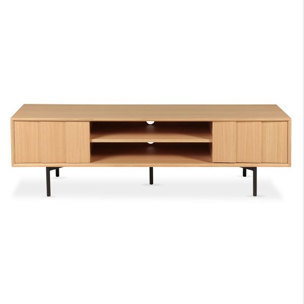 Meuble télé chêne naturel 180 cm Hyma