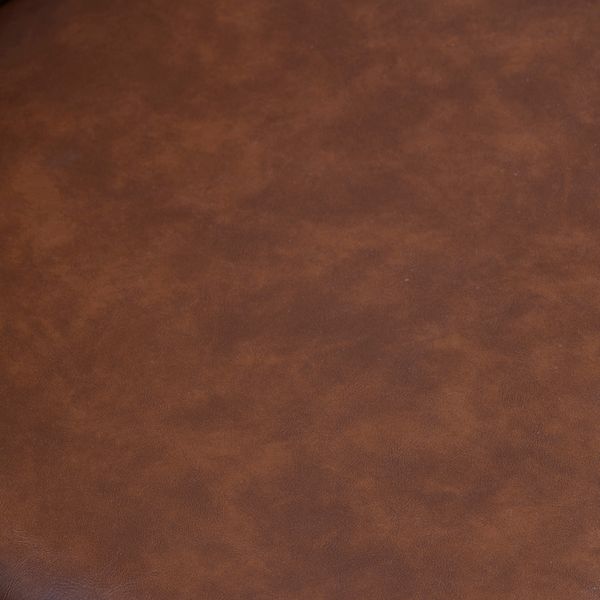 Chaise repas imitation cuir marron BARI