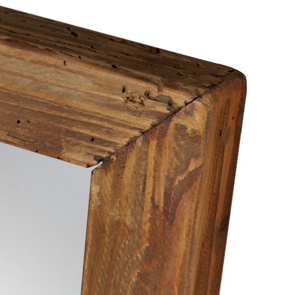Miroir en pin recyclé 100 cm Nebraska