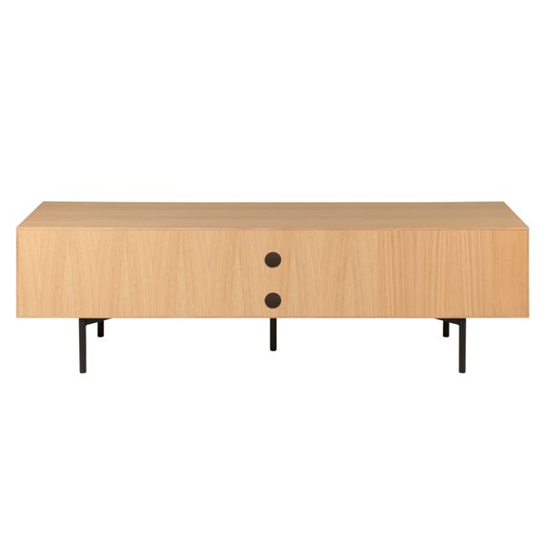 Meuble télé chêne naturel 180 cm Hyma