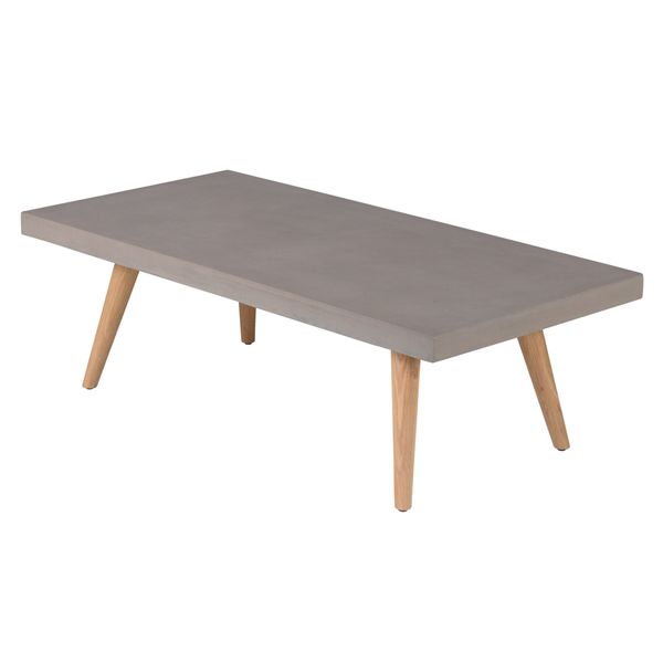 Table basse rectangulaire 120 cm en béton Alva