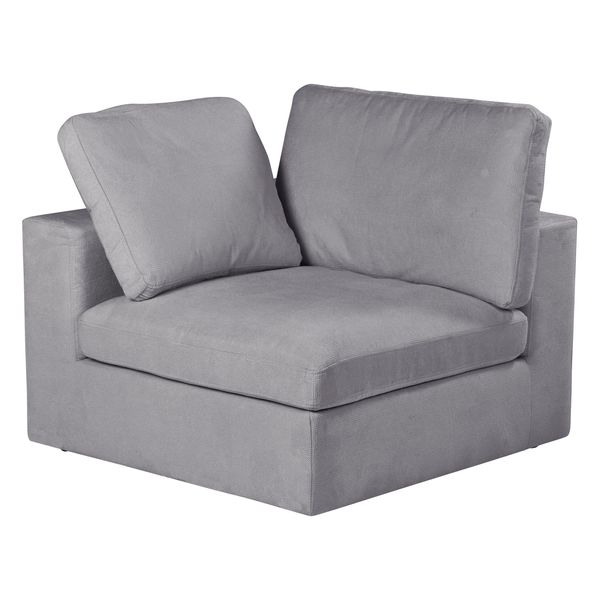 Module canapé 100cm accoudoir gris foncé WAYNE