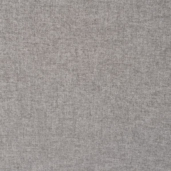 Chaise en tissu gris clair et pieds métal BARI