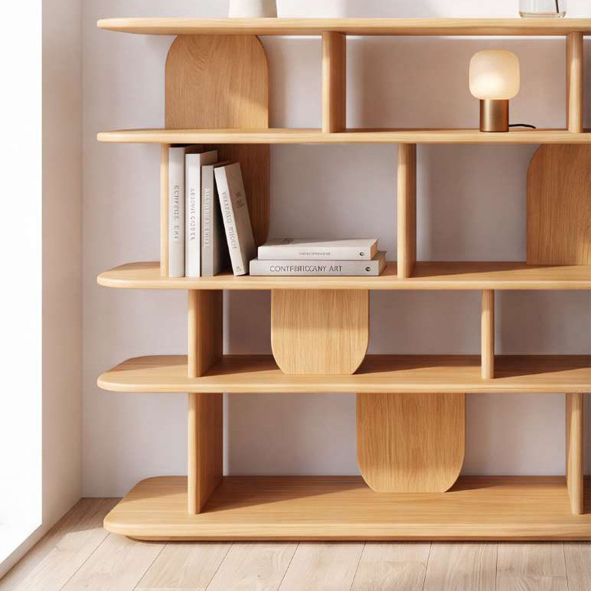 Bibliothèque 130 cm - 5 étagères
