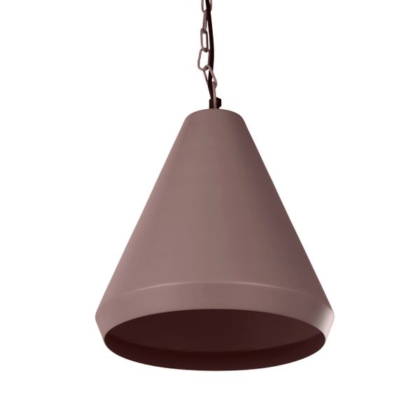 Suspension métal marron Conik