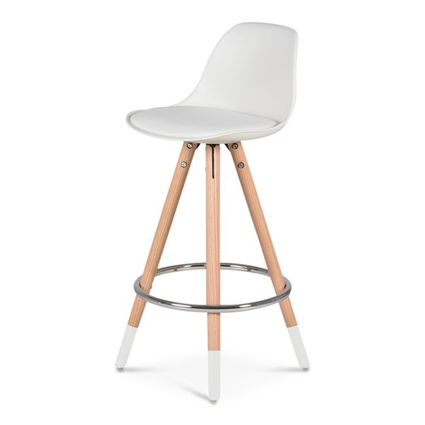 Chaise snack blanche h 65cm Izzy
