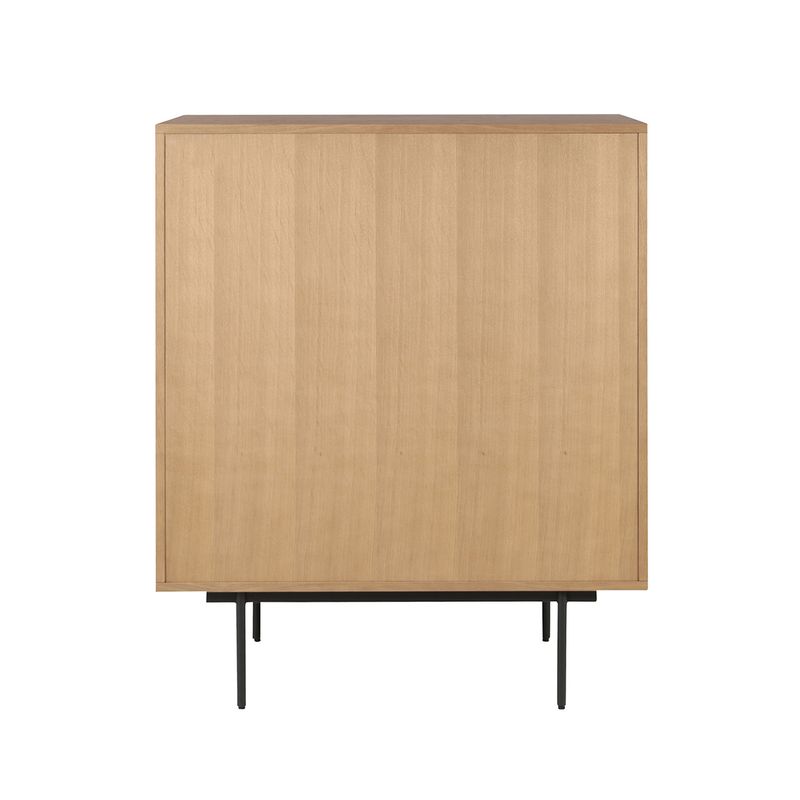 Buffet haut chêne 4 portes et 1 tiroir ALLURE