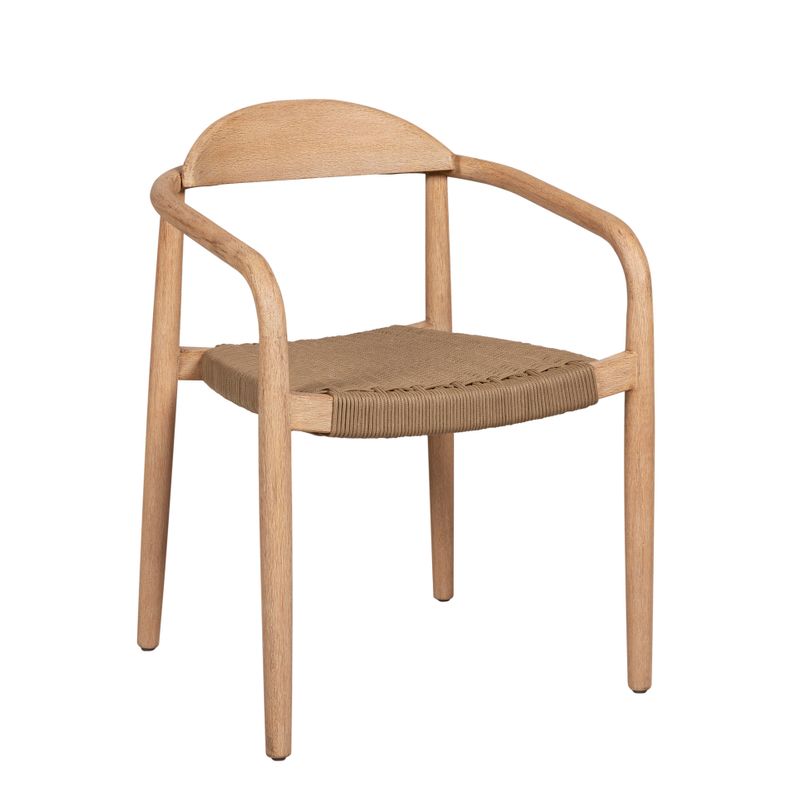 Chaise repas Eucalyptus et corde sable ANAM