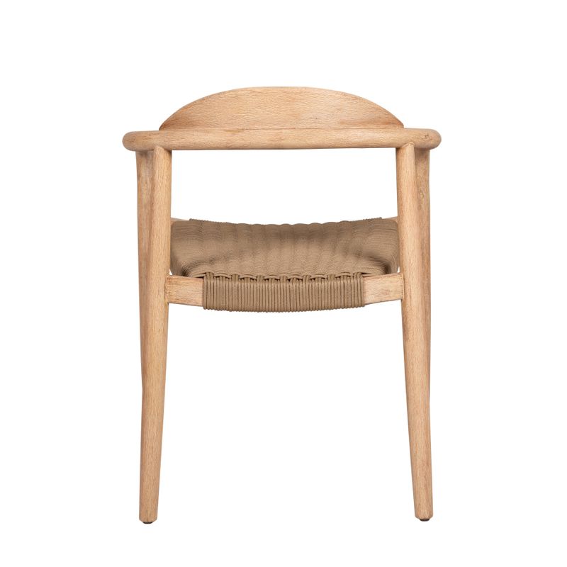 Chaise repas Eucalyptus et corde sable ANAM