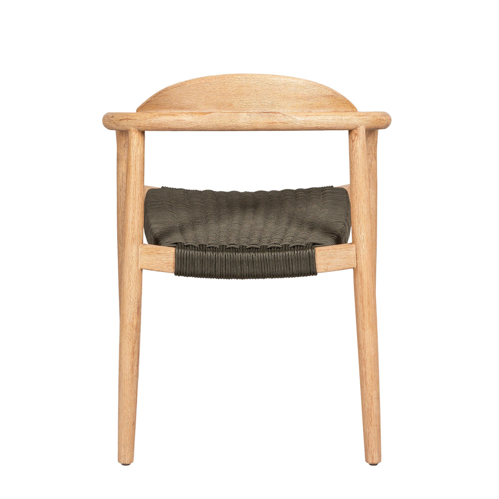Chaise repas Eucalyptus et corde kaki ANAM