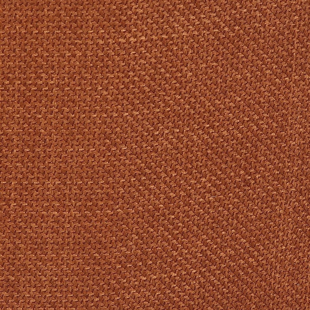 Chaise repas tissu cognac pieds chêne foncé BARI