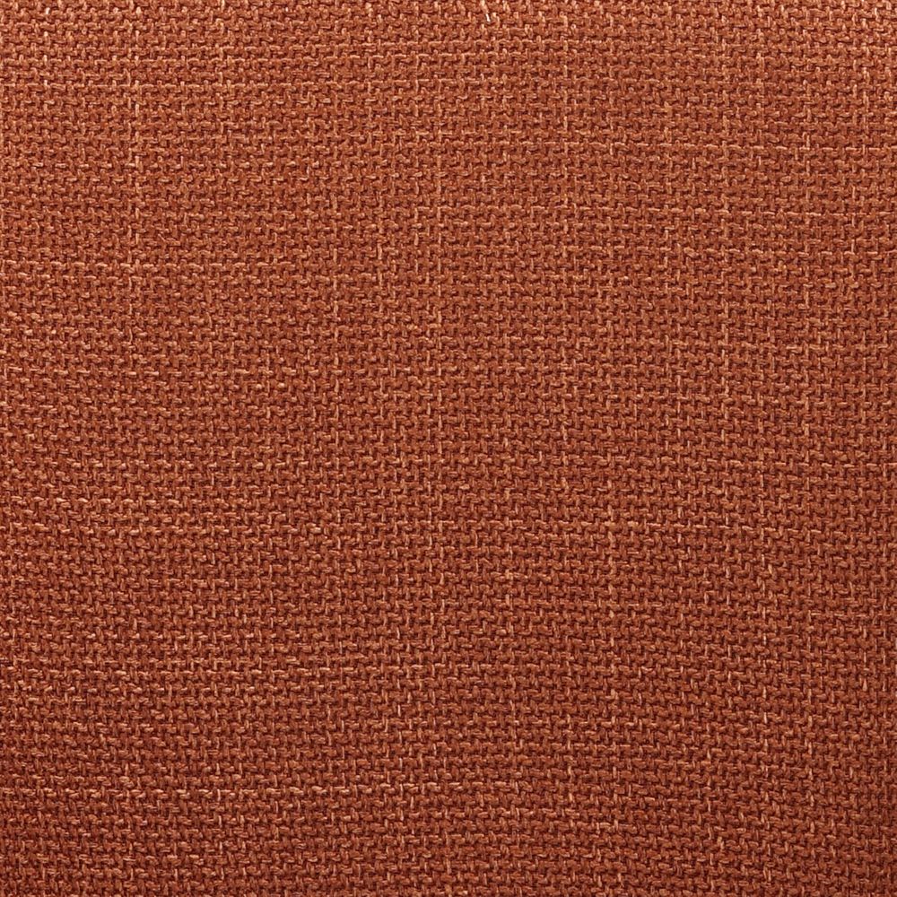 Chaise snack en tissu cognac pied chêne