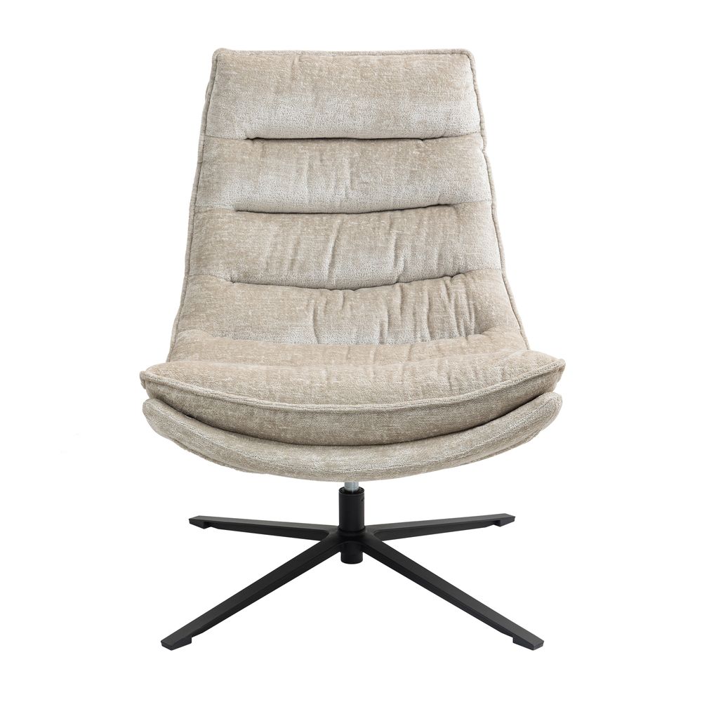 Fauteuil pivotant beige