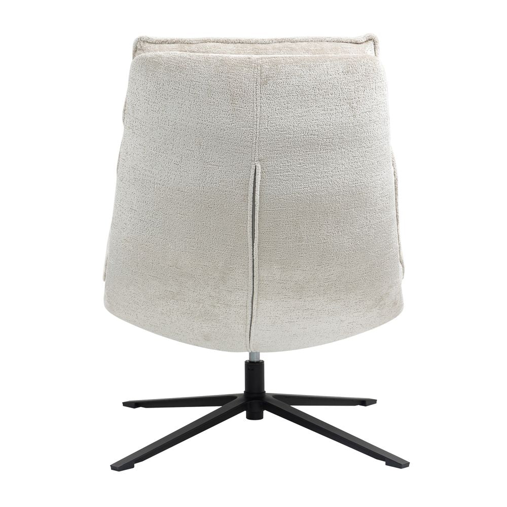 Fauteuil pivotant beige