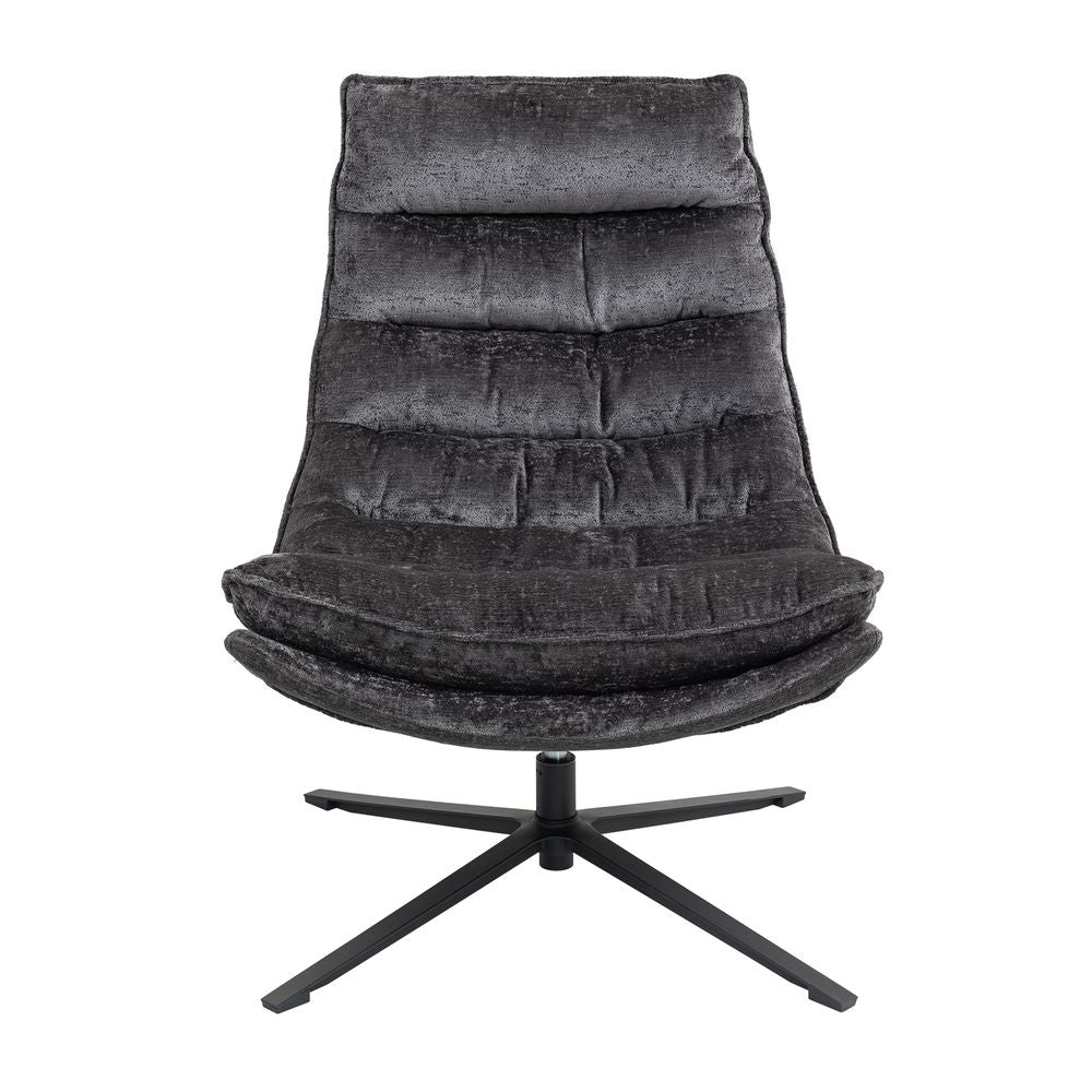 Fauteuil pivotant gris foncé